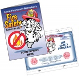 "Fire Safety" Coloring & Activity Books (Custom)